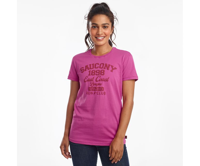 Camisas Saucony Rested Corta Sleeve Mujer Morados | México 290RVDW